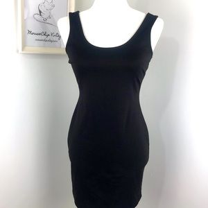 BCBG Thick Black Stretch Knit Bodycon Mini Dress Worn Twice
